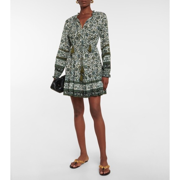 Veronica Beard NEW Danica Long Sleeve Floral Dress Size L